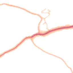 Daytime road noise heatmap for SY5 9HU