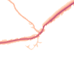 Daytime road noise heatmap for SY5 9HW