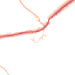 Daytime road noise heatmap for SY5 9JT