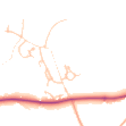 Daytime road noise heatmap for SY5 9LP