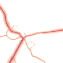 Daytime road noise heatmap for SY5 9QJ