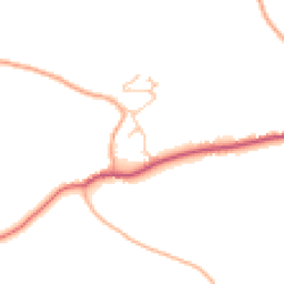 Daytime road noise heatmap for SY5 9QN