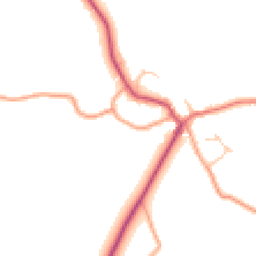 Daytime road noise heatmap for SY5 9QZ