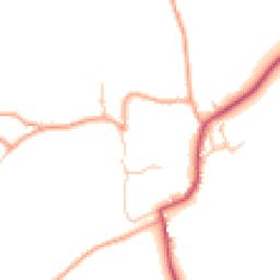 Daytime road noise heatmap for SY7 0AA