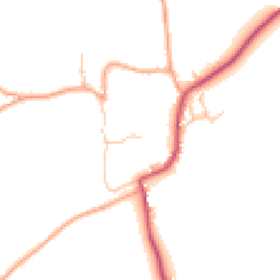 Daytime road noise heatmap for SY7 0AB