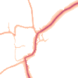 Daytime road noise heatmap for SY7 0AQ