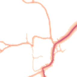 Daytime road noise heatmap for SY7 0AX