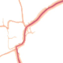 Daytime road noise heatmap for SY7 0AY