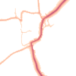 Daytime road noise heatmap for SY7 0DB