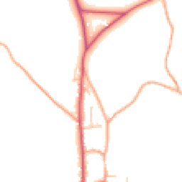 Daytime road noise heatmap for SY7 0EH