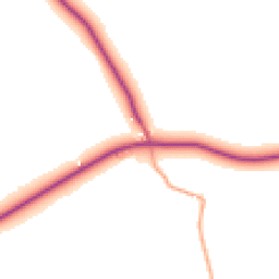 Daytime road noise heatmap for SY7 0HH