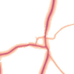 Daytime road noise heatmap for SY7 0NR