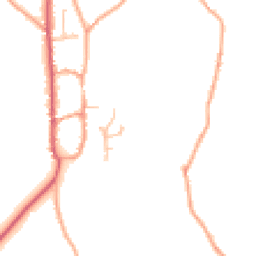 Daytime road noise heatmap for SY7 0NW