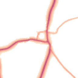 Daytime road noise heatmap for SY7 0PN
