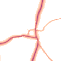 Daytime road noise heatmap for SY7 0PP