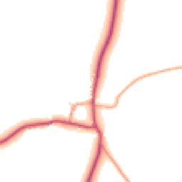 Daytime road noise heatmap for SY7 0PW