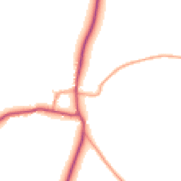 Daytime road noise heatmap for SY7 0QE