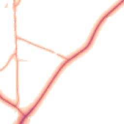 Daytime road noise heatmap for SY7 8DD