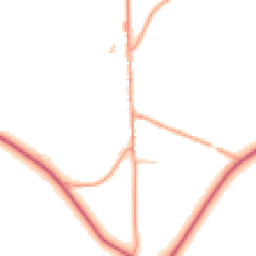 Daytime road noise heatmap for SY7 8DG
