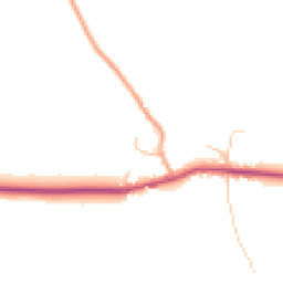 Daytime road noise heatmap for SY7 8EB