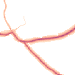 Daytime road noise heatmap for SY7 8EG