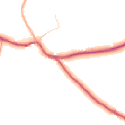 Daytime road noise heatmap for SY7 8EH