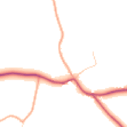 Daytime road noise heatmap for SY7 8ET