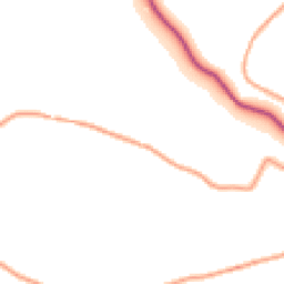 Daytime road noise heatmap for SY7 8PL