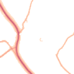 Daytime road noise heatmap for SY7 9AP