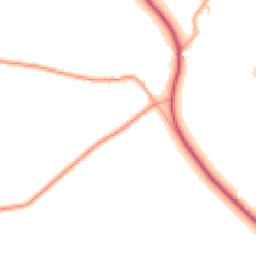 Daytime road noise heatmap for SY7 9BE