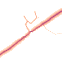 Daytime road noise heatmap for SY7 9EY