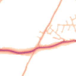 Daytime road noise heatmap for SY7 9FB