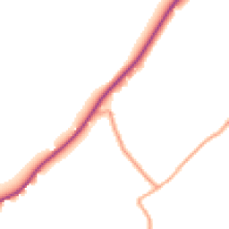 Daytime road noise heatmap for SY7 9HQ