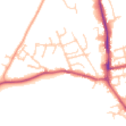 Daytime road noise heatmap for SY7 9QT