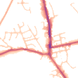 Daytime road noise heatmap for SY7 9RP