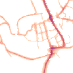 Daytime road noise heatmap for SY8 1BG