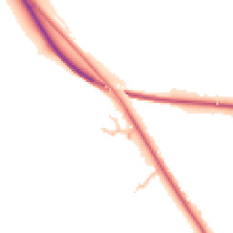 Daytime road noise heatmap for SY8 1BQ