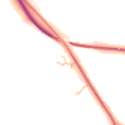 Daytime road noise heatmap for SY8 1DF