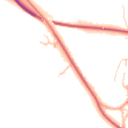 Daytime road noise heatmap for SY8 1DR