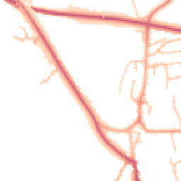 Daytime road noise heatmap for SY8 1EN