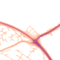Daytime road noise heatmap for SY8 2BJ