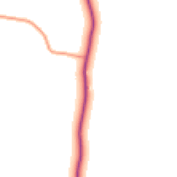 Daytime road noise heatmap for SY8 2BZ