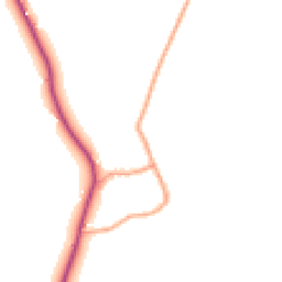 Daytime road noise heatmap for SY8 2DD