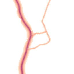 Daytime road noise heatmap for SY8 2DN