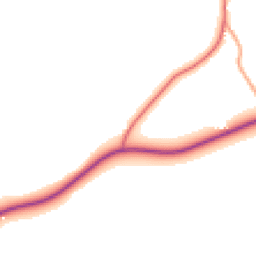Daytime road noise heatmap for SY8 2DX