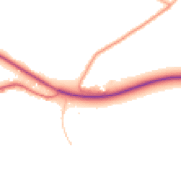 Daytime road noise heatmap for SY8 2JR