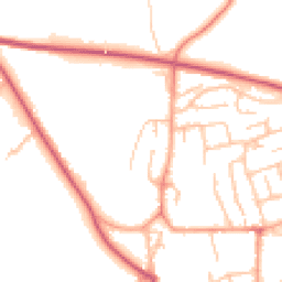Daytime road noise heatmap for SY8 2PR
