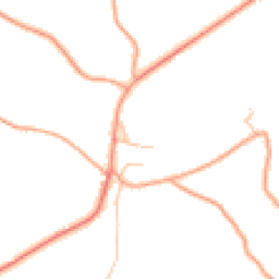 Daytime road noise heatmap for SY8 3JP