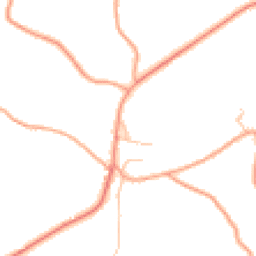 Daytime road noise heatmap for SY8 3JW