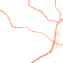 Daytime road noise heatmap for SY8 3LA
